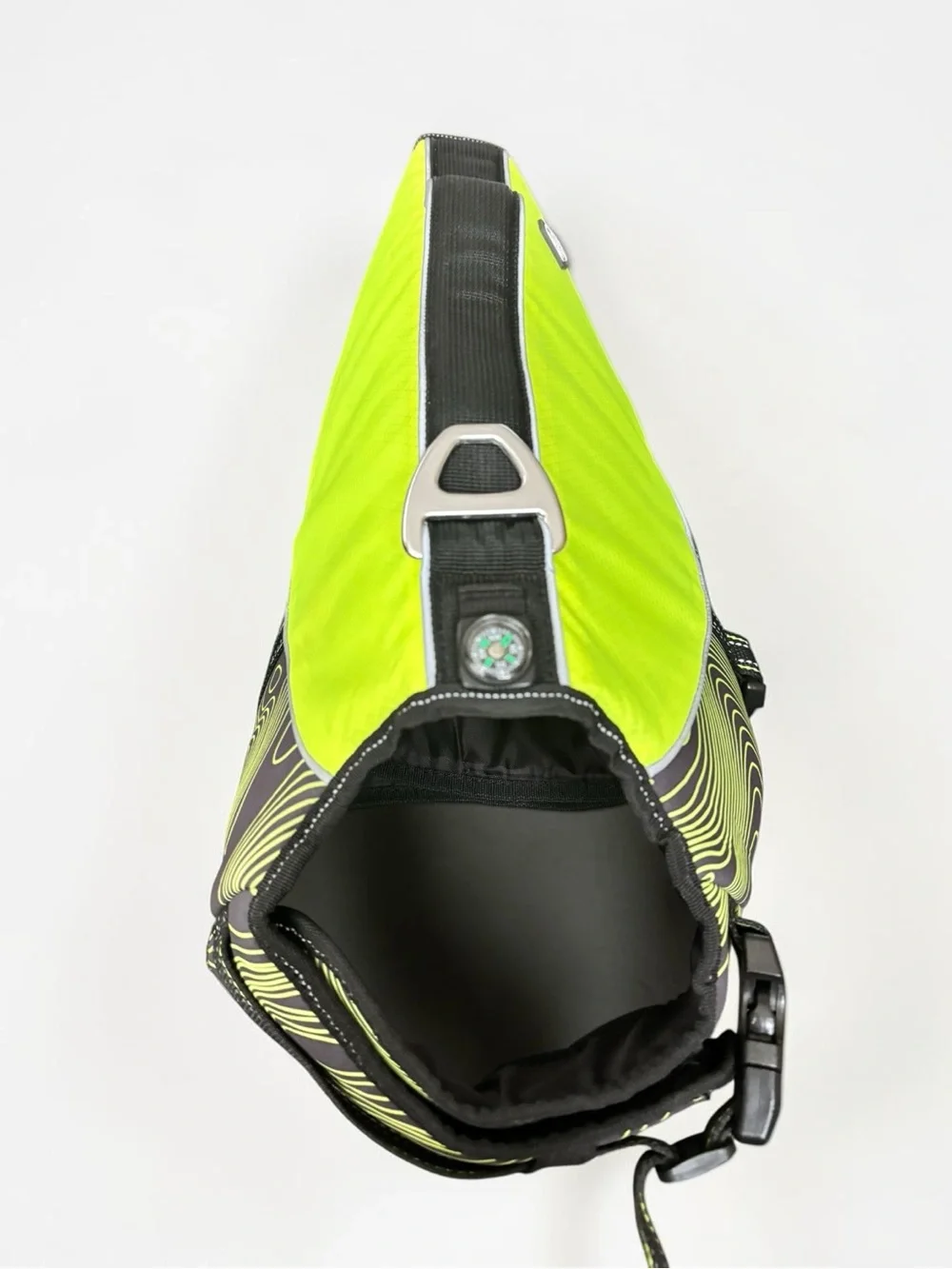 Arcadia Trail Medium High Visibility Dog Life Jacket Flotation Vest Neon Yellow